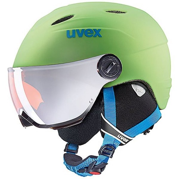 Kask Narciarski Uvex Junior Visor Pro Cm Zielony Internetowy