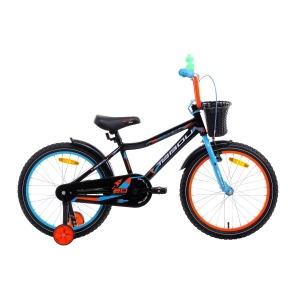 Rower dziecięcy Tabou Rocket Alu 20 - czarny-pomarańczowy 2