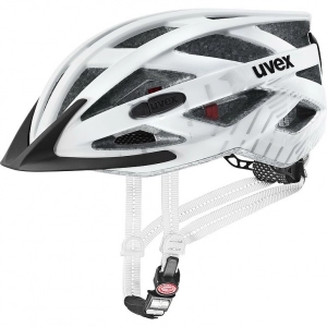 Kask rowerowy Uvex City i-vo - biało-czarny