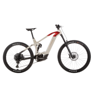 Rower górski elektryczny Haibike Hybe 9 2023 - szaro-czerwony 1